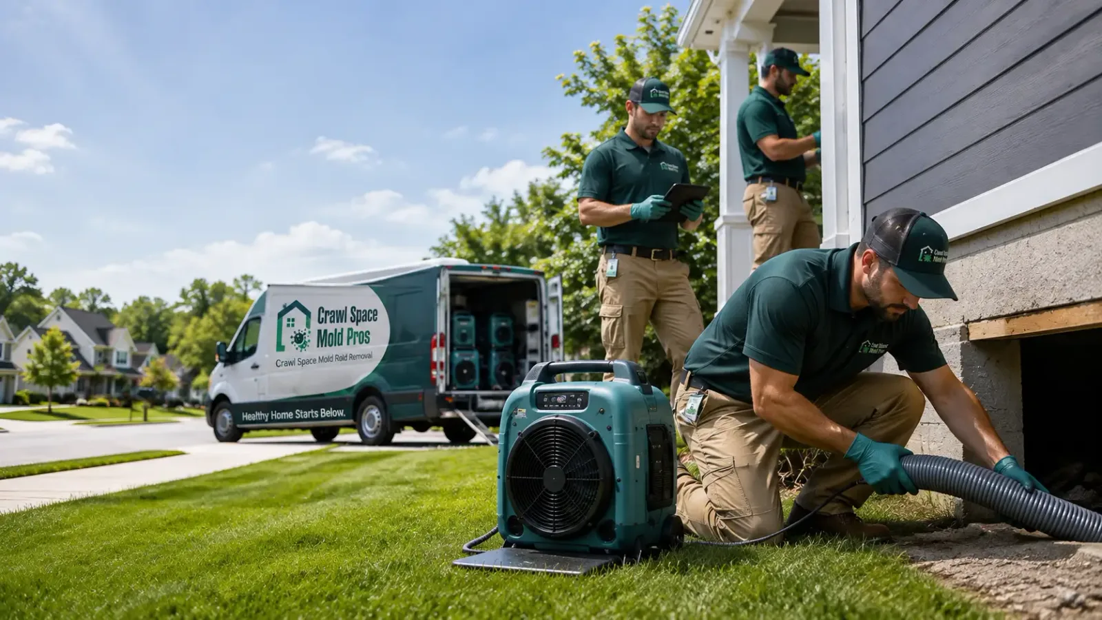 Crawl Space Mold Removal in Wrenshall, MN